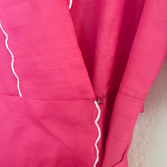 Vintage Pink Embroidered Dressing Gown - Picture 7 of 12